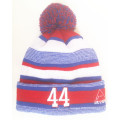 Popular Jacquard Striped Acrylic Sport Cuff Trend Beanie (S-1058)